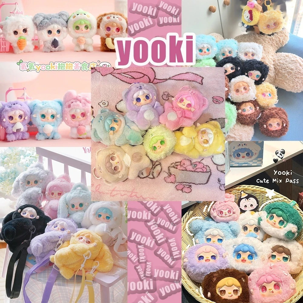 

Yooki Full Range Of Blind Box Cute Yooki Dolls Collection Selected Plush Toy Bags Decorative Pendants Mysterious Blind Box Gifts