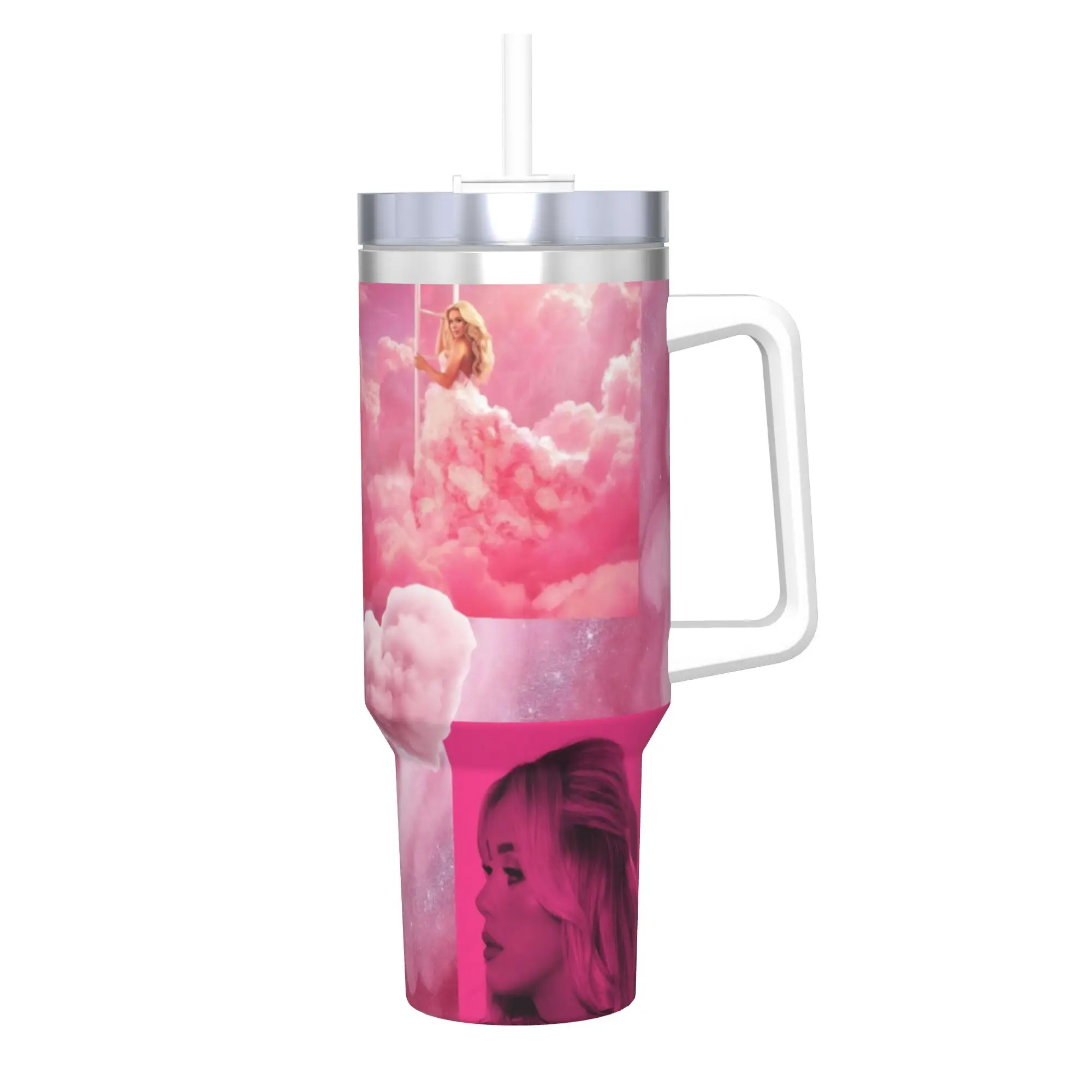 Megan Moroney Singer  Tumbler 40oz Stainless Steel Double Wall Vacuum Insulated  Mug Cups With Straw