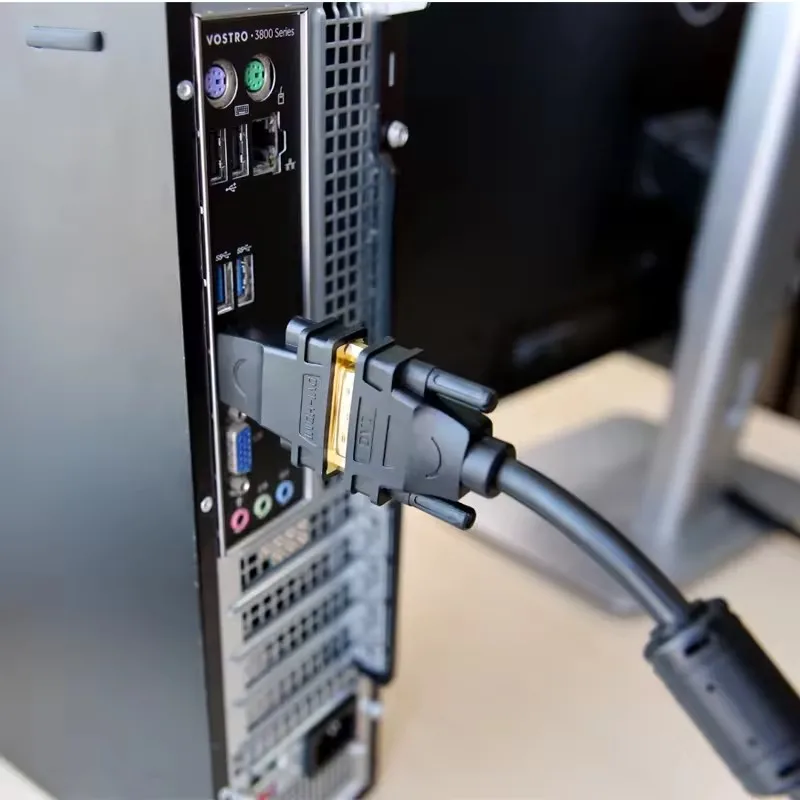 UGREEN  to DVI Cable Bi Directional  Male to DVI D(24+1) Female Adapter Connector 1080P DVI to  Converter for PC