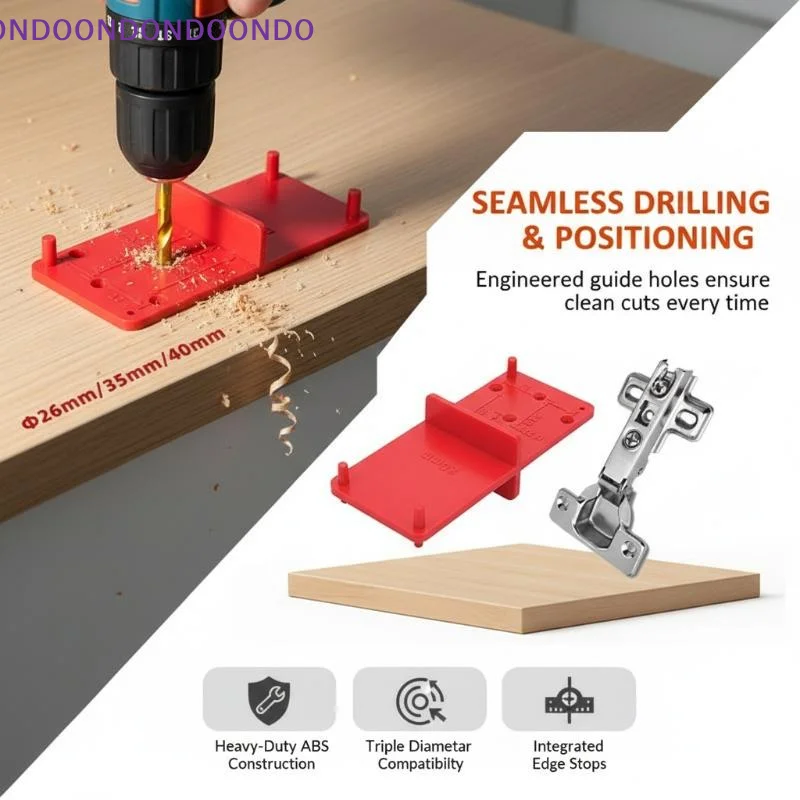 Hinge Hole Drilling Guide 26/35mm 40mm Hing Installation Jig Door Cabinet Hinge Hole Locator Woodworking Tool