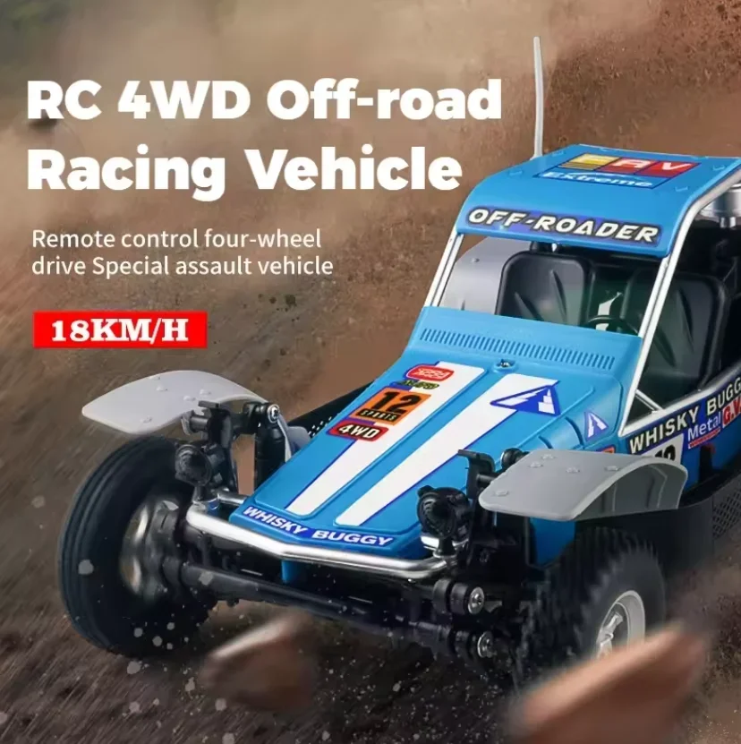 1:16 SG1612 RC Car 4WD Drive High-speed Off-road Racing Car Fully Proportional RC  Rechargeable Children's Assault Car Toy