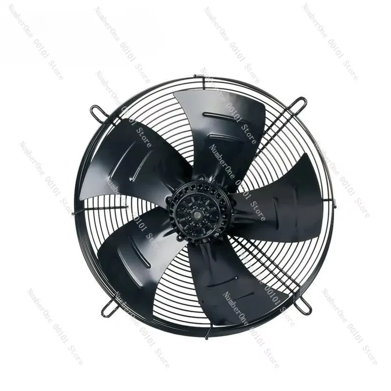 External Rotor Axial Flow Fan with Mesh Cover,Cooling Unit Condenser Fan,Durable Industrial Fan for Refrigeration
