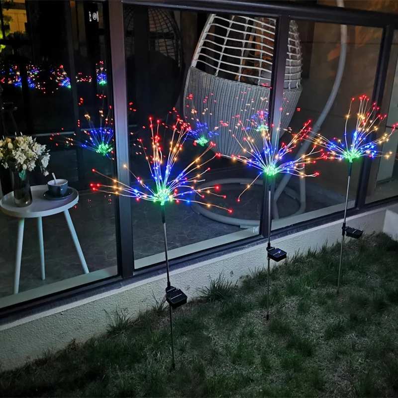 

String Fairy Lights LED Solar Lights Christmas Flash Waterproof Outdoor for Garden Landscape Lawn Party Decor