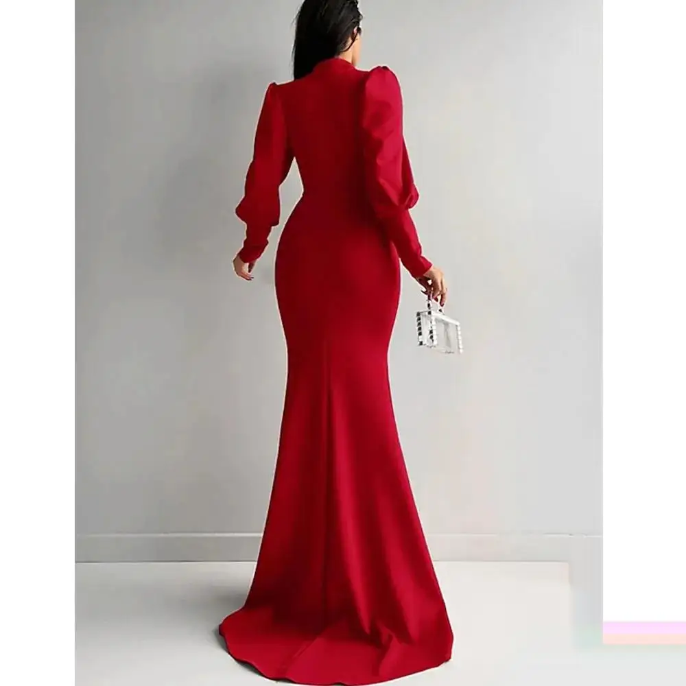 customizedDress Floor Length Luxury Birthday Evening Dress Full Sleeves Summer Elegant Wedding Party Gowns For Women Arab 2024