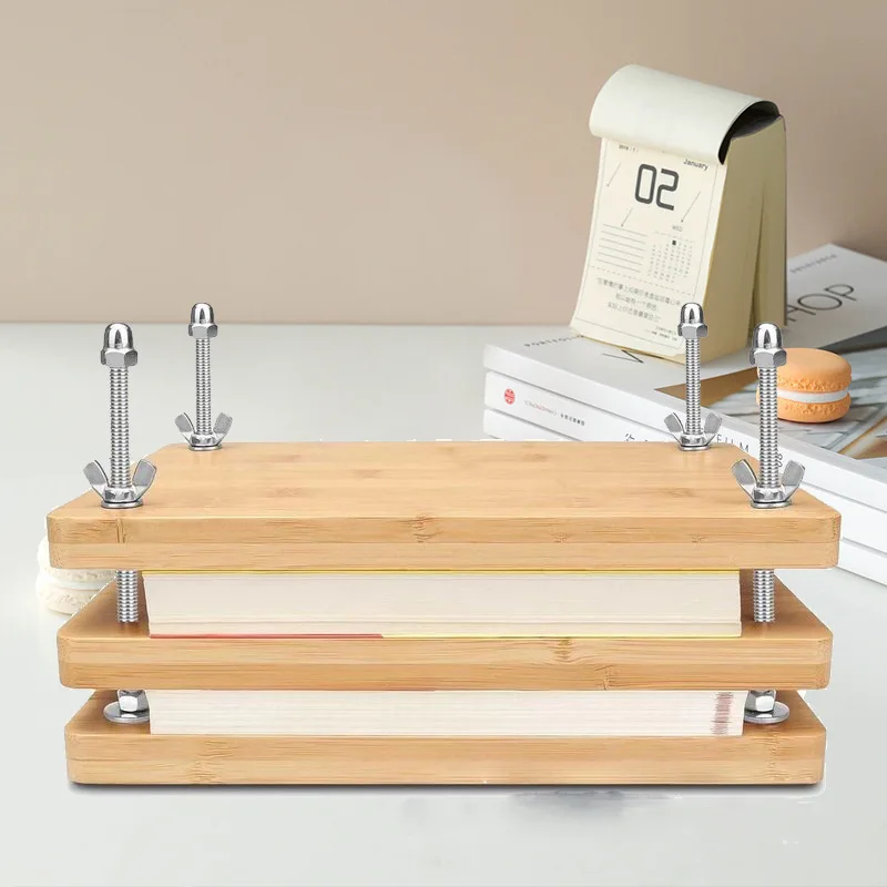 

Wooden book holder for home antique book restoration, textbook restoration, divine tool for high-end binding set, paper holder