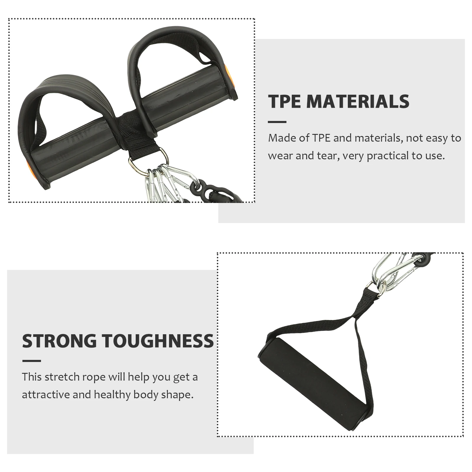 

Abdomen Training Elastic Rope Sit Up Pull Exercise Equipment Home Fitness Stretch Band Resistance Band Tension Rope Pendal