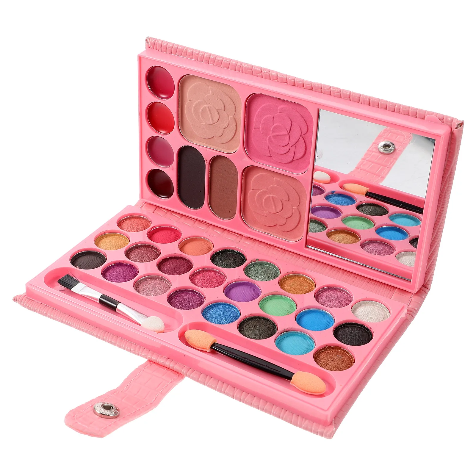 33 Colors Eye Shadow Plate Kids Washable Beauty Set Cosmetics Palettes Kids Makeup Kit Neon Eyeshadow Palette Beauty Cosmetics