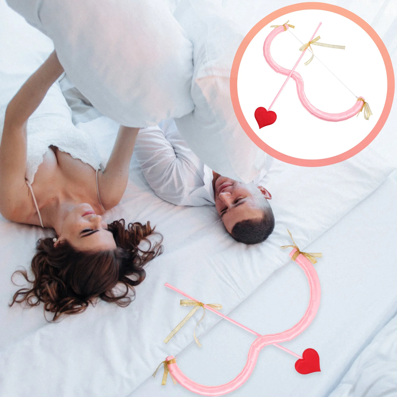 

1Set Cupid Costume Photo Prop Unique Arch Design Cosplay Party Dance Accessory Romantic Stage Performance Decor