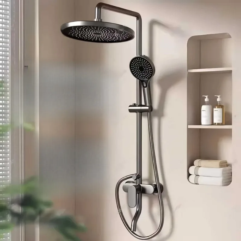 Bathroom Shower Set Water Pressure Boost Rain Shower Head Home Use Bathroom Shower Head Sets Home Bathroom Collection