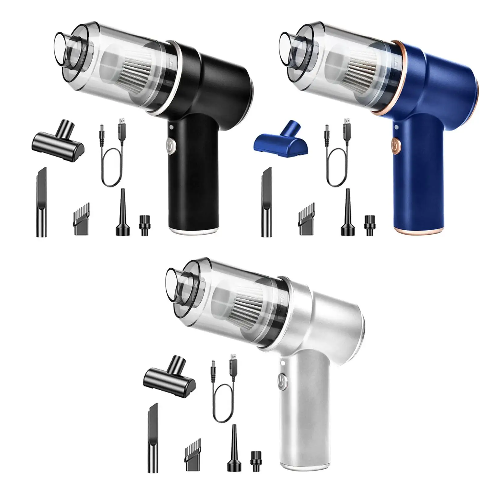 Draagbare mini-autostofzuiger - krachtig stof voor thuis en auto