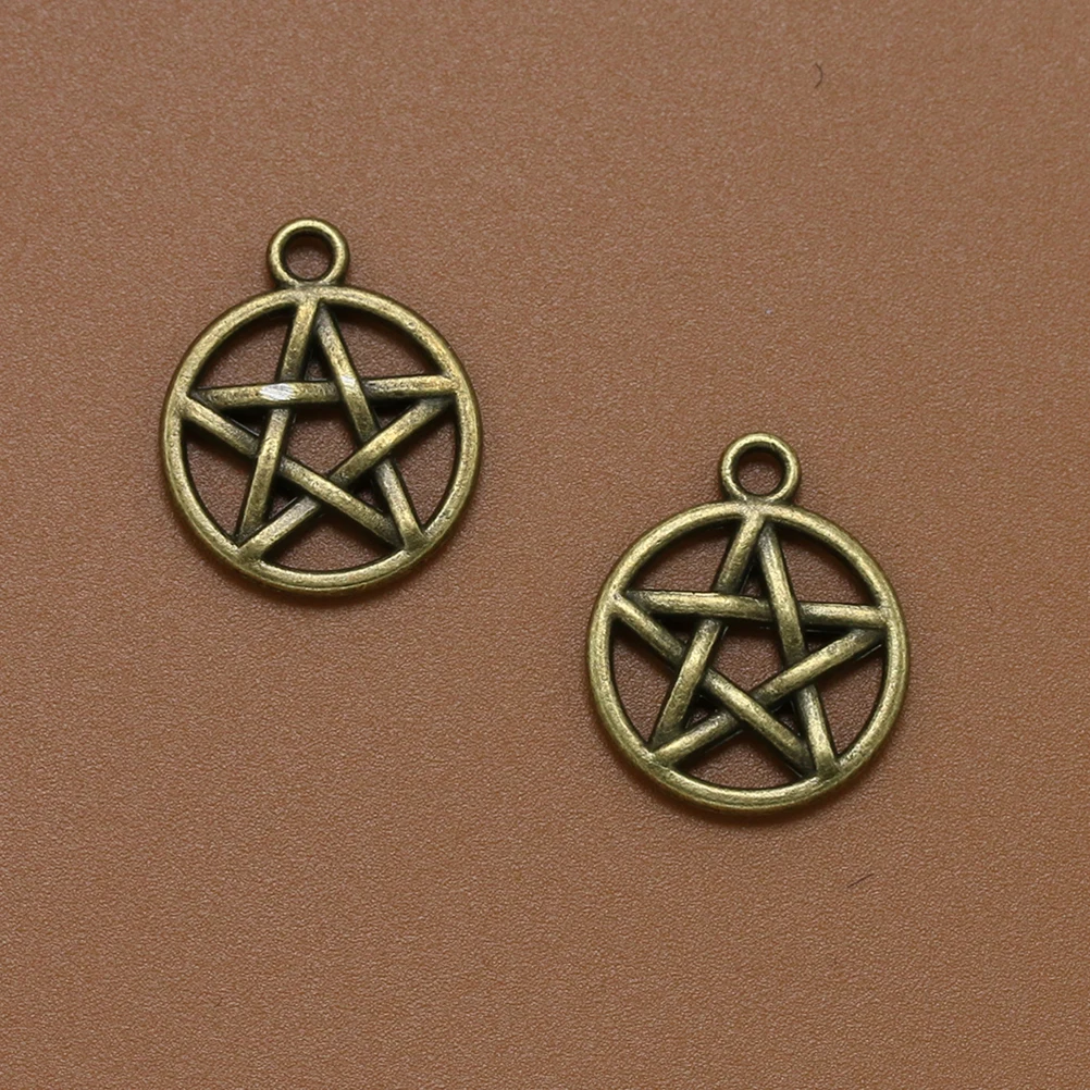 

20Pcs Alloy Pendant Charms Unique Shape DIY Jewelry Making Accessory for Necklace Bracelet Bronze Alloy Pendant Charm