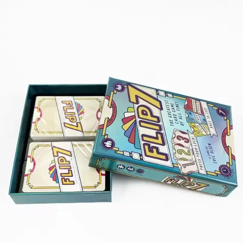 

Взрывная карточная игра «FLIP 7:» для ночей семьи и друзей | Стратегические задачи, смех и долговечные воспоминания (новая настольная игра)
