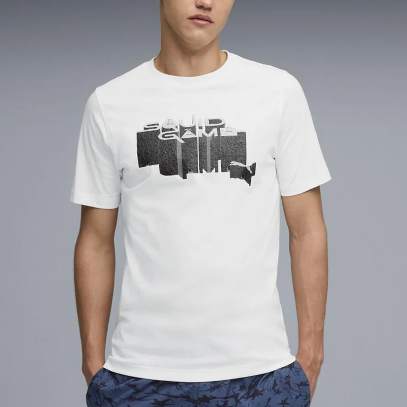 Puma Authentic Summer Men's Classic Round Neck Print Sports T-Shirt 630706-02