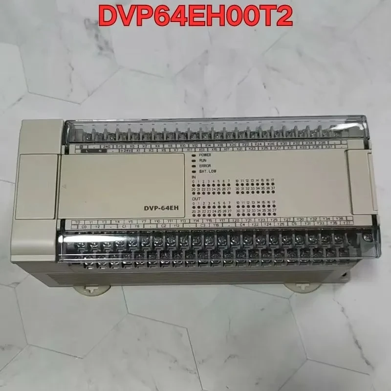 Б/у модуль ПЛК DVP64EH00T2, проверка функционала нормальная. Последняя цена на октябрь 2025 года.