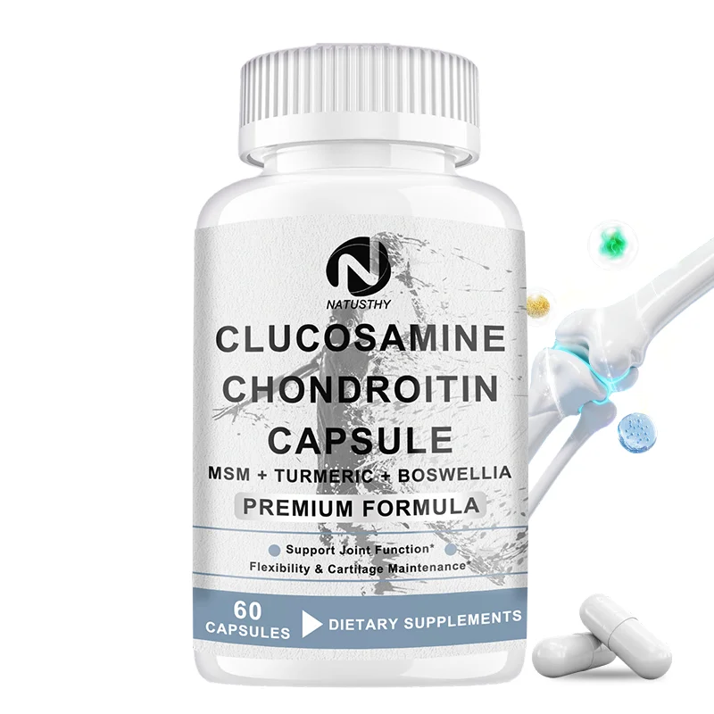 Glucosamine Chondroitin MSM Supplement - Supports mobility, comfort & cartilage health - Relieves joint pain and inflammation