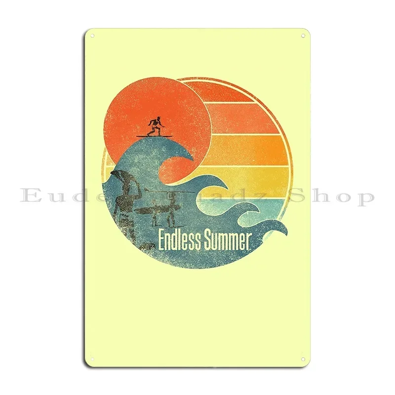 Endless Summer The Search For The Perfect Wave Metal Plaque Poster Pub Plates Customized Cinema Garage Club Tin Sign Poster