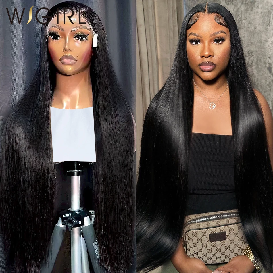 Wigirl Bone Straight 13x4 13x6 Lace Front Human Hair Wig HD Transparent Remy 5x5 Glueless Wig Human Hair Ready To Wear For Women