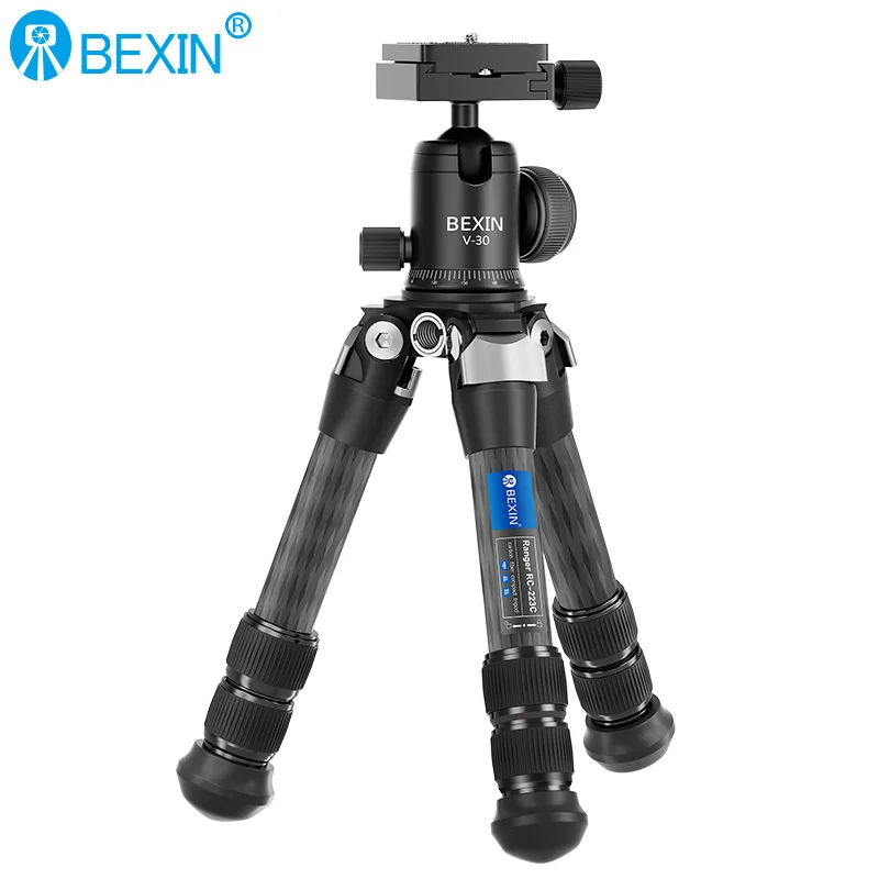 BEXIN mini tripod dslr desktop camera phone stand tripod flexible portable fold travel tripod for dslr camera with mini ballhead