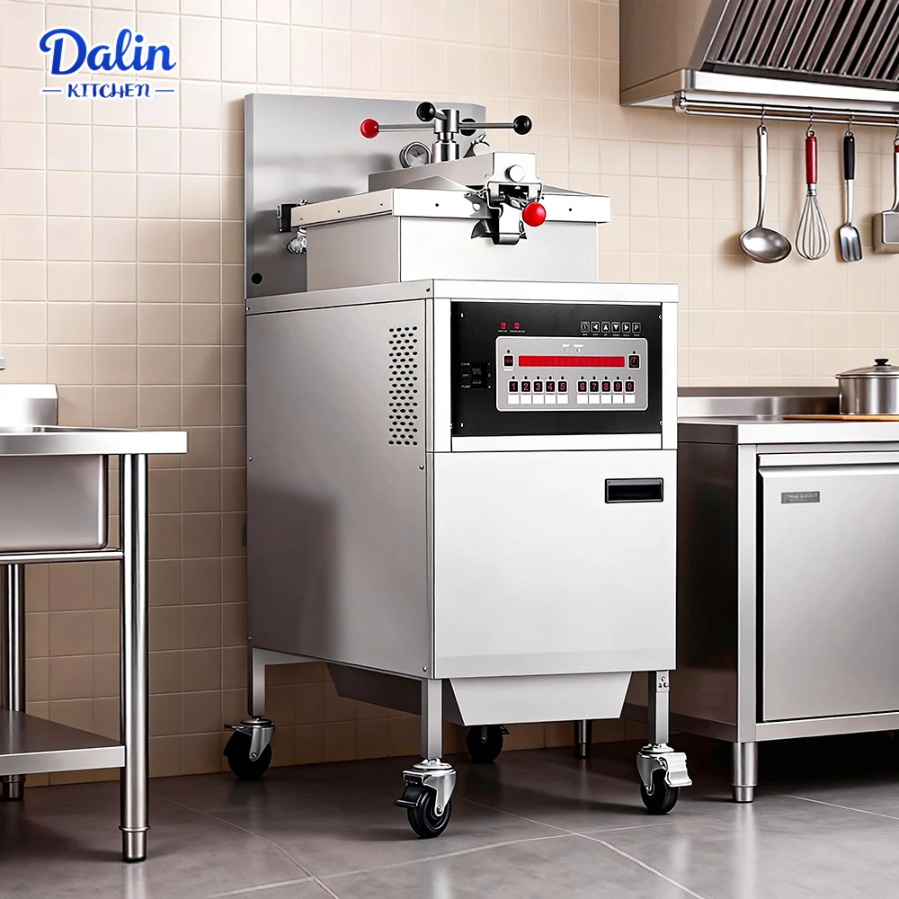 Henny Penny Pressure Fryer Broasted Commercial Automatic Electric Pressure Fryer 25L Large Capacity Chicken Fryer For Sale
