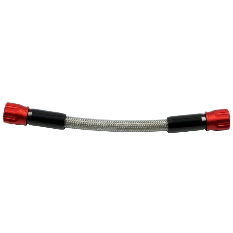 An3 Motorcycle Brake Line Hose Fluid Quick Release Connect Fitting Adapter Kit Red