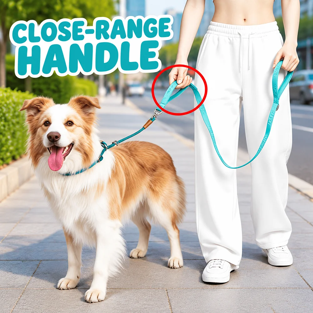 Dogs Are Decorated with P-shaped Leash Letters 360-degree Rotating Quick Buckle Suitable for Medium and Large Dogs