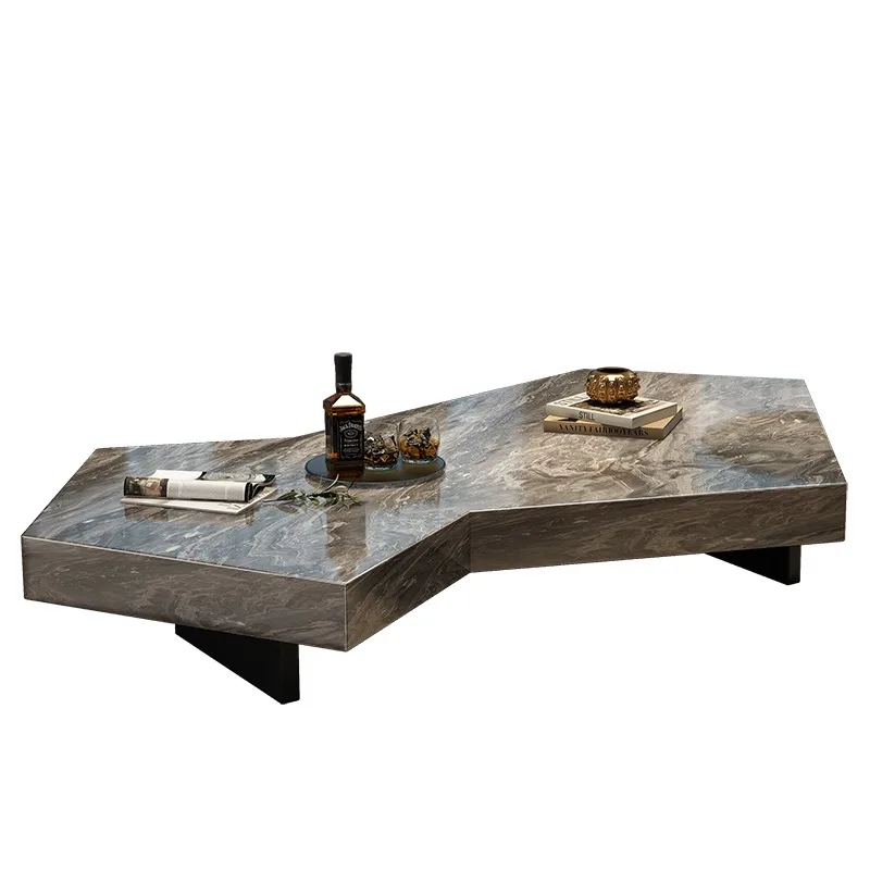 -+Display Aesthetic Coffee Table Italian Design Organizer Unique Coffee Table Simple Luxury Mesa Centro Salon House Accessories