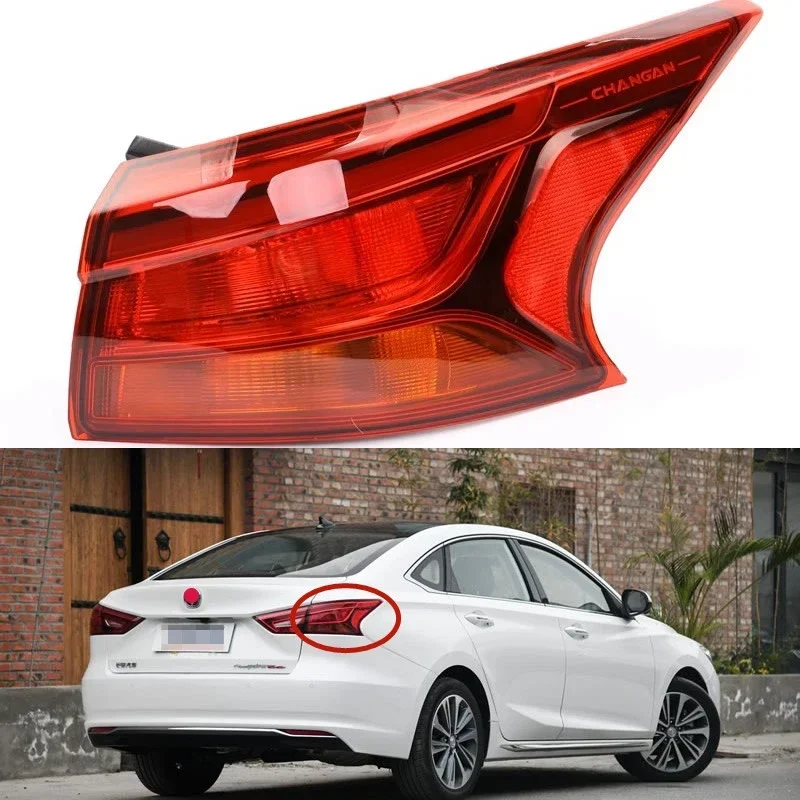 

Car Accessories For Changan RAETON CC 2016-2019 Rear outside Tail Light Assembly Stop Lights Parking Lamp Turn signal Rear lamp