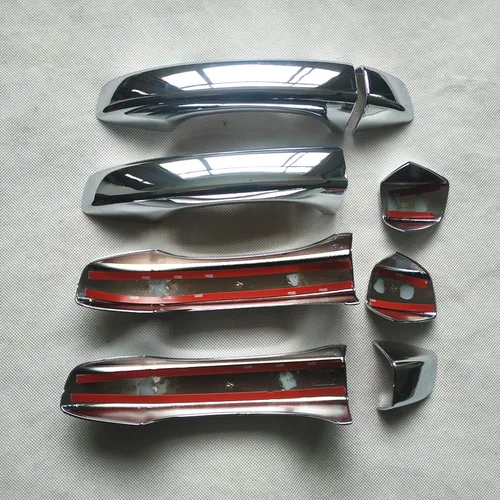 Imagen 2 del producto Para MG MG5 5 HS ZS EV EZS ZX ZST VS accesorios de coche 2017 2018 2020 2021 2022 2023 cubierta de manija de puerta embellecedora de plástico cromado