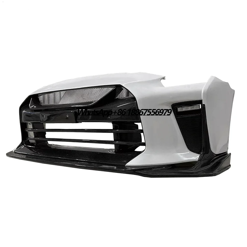 

Carbon Mixed Fiberglass Top Secret Front Bumper for Gtr R35 Bodykit 2008-2018