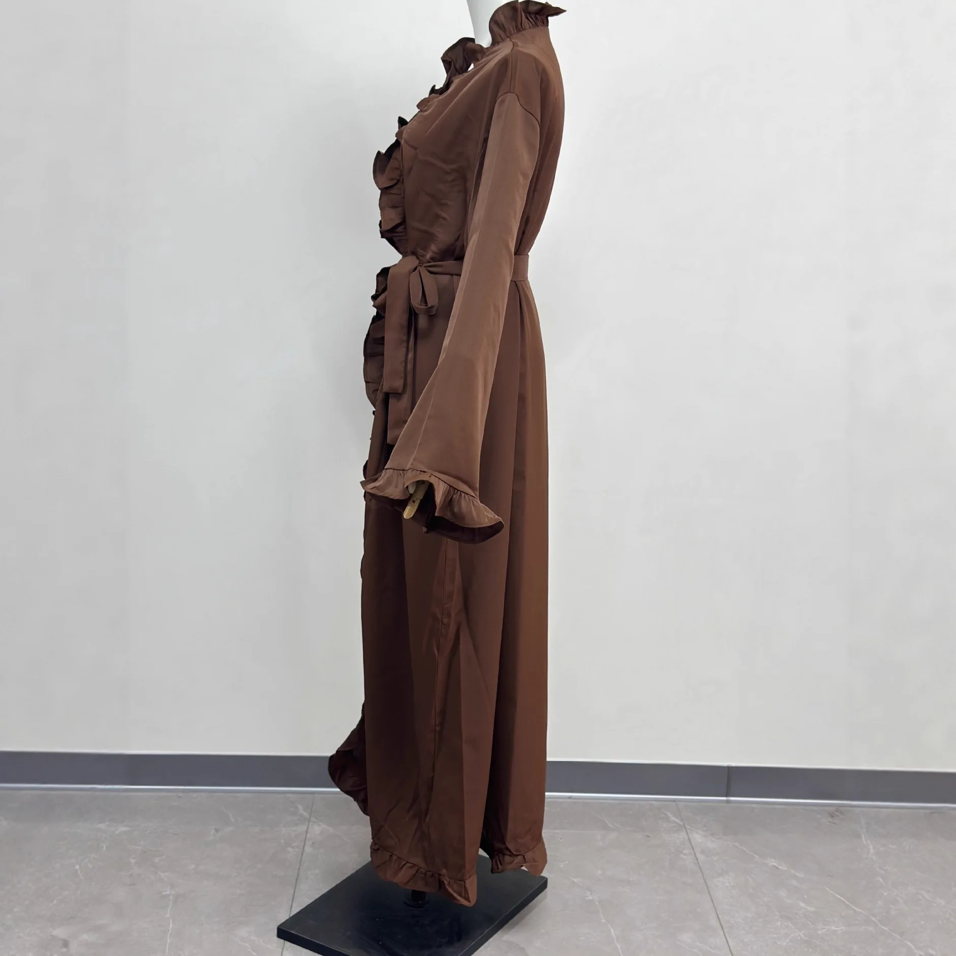 

Рамадан открытая Абая Дубай кафтан женское мусульманское платье кимоно кардиган Ид Kebaya Турция кафтан марокеин женский халат ислам Джалабия