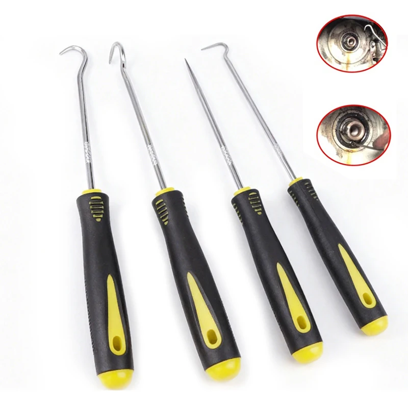 4PCS/Set Car Remover Tool Set Auto Pick Hook Set O Ring Oil Seal Screwdrivers Gasket Puller Craft Hand Tools Retail Wholesale