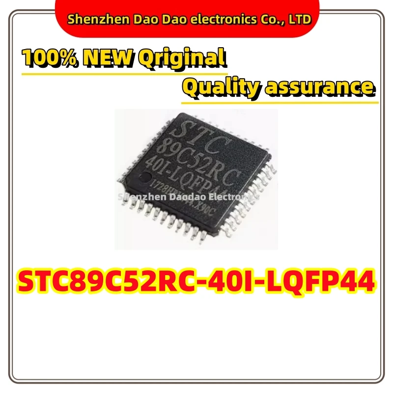 

5 pieces of STC89C52RC-40I-LQFP44 89C52RC 40I LQFP44 MCU microcontroller chip IC New original