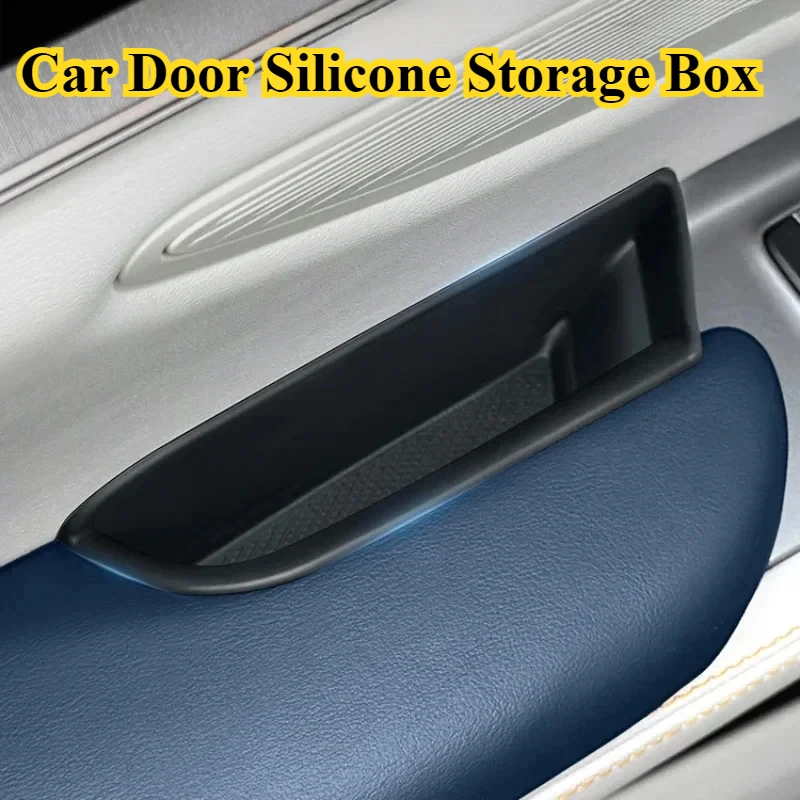 For BYD Seal U Sealion 6 Song Plus DMi/EV 2020-2025 Car Door Silicone Waterproof Storage Box Door Storage Finishing Box Auto Acc