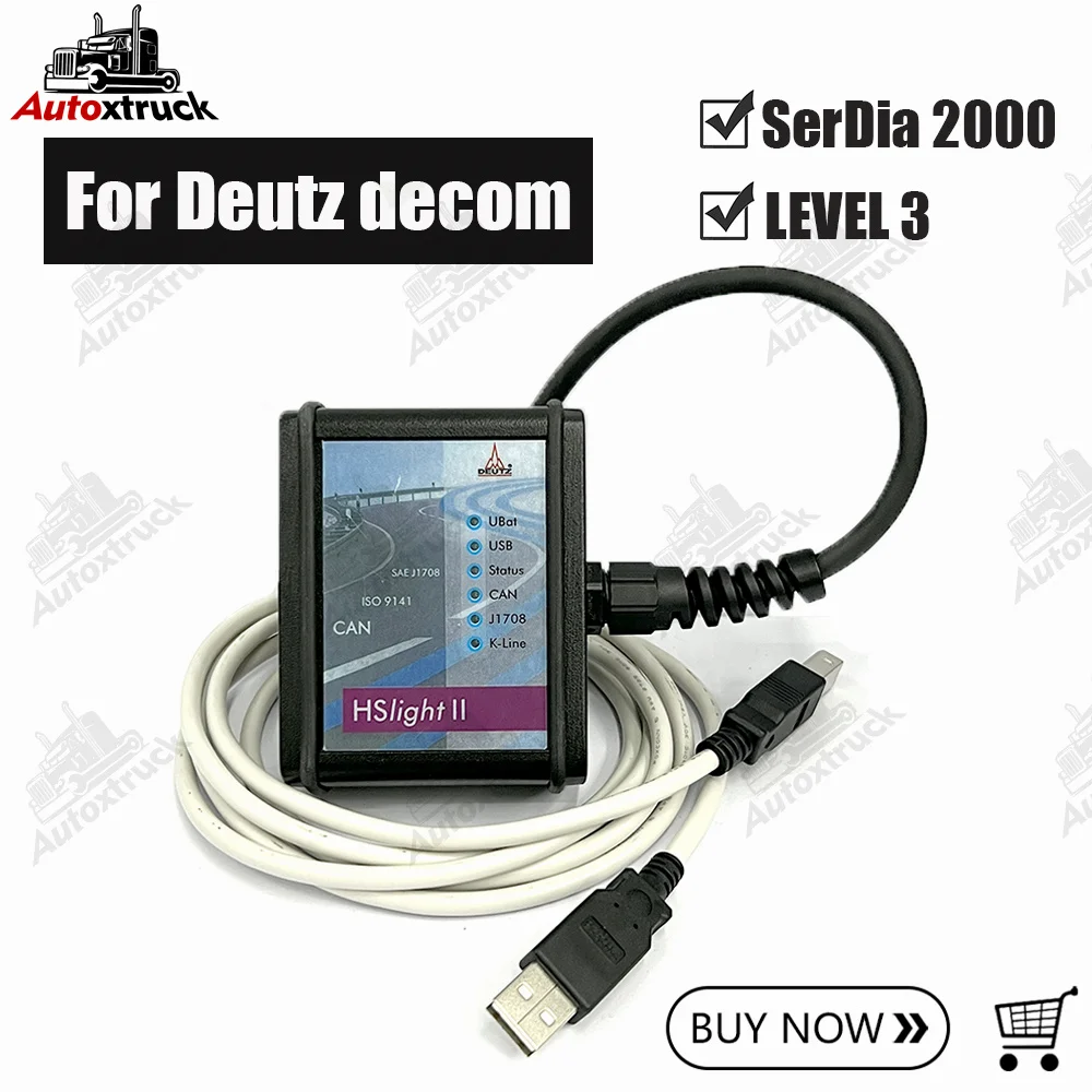 

Diesel Diagnostic Tool DEUTZ HS light II SerDia 2000 Support CAN DEUTZ Diagnostic Tool heavy duty diagnostic tool