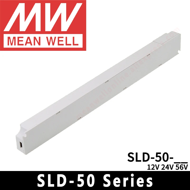 Mean Well LED 정전압 정전류 스위칭 전원 공급 장치, Mean Well SLD-50-12/24/56 AC to DC SMPS, 12V, 24V, 56V
