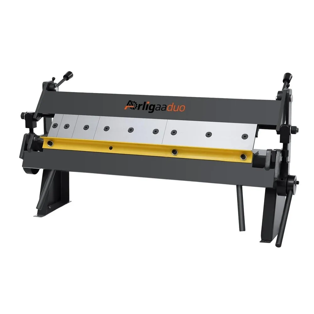 Box and Pan Brake 24 inch Portable Metal Bender with 0 135° Bending Angle Capable of Handling 20 Gauge Low Carbon Steel