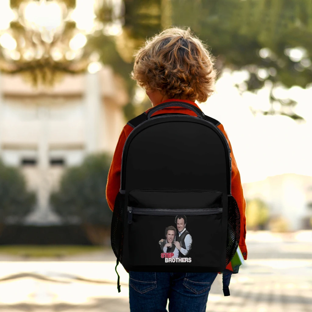 Guffaws Galore Step Brothers Sac à dos pour enfants, Hilarious Take On, Mixed Family Life, Student Backpack, Large Capacity