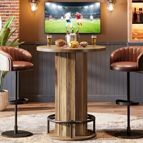 Round Bar Table, 39.4