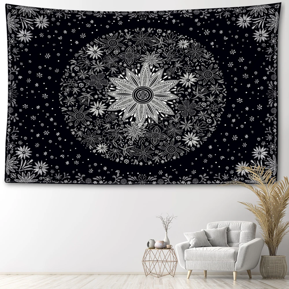 Black And White Flo… - image