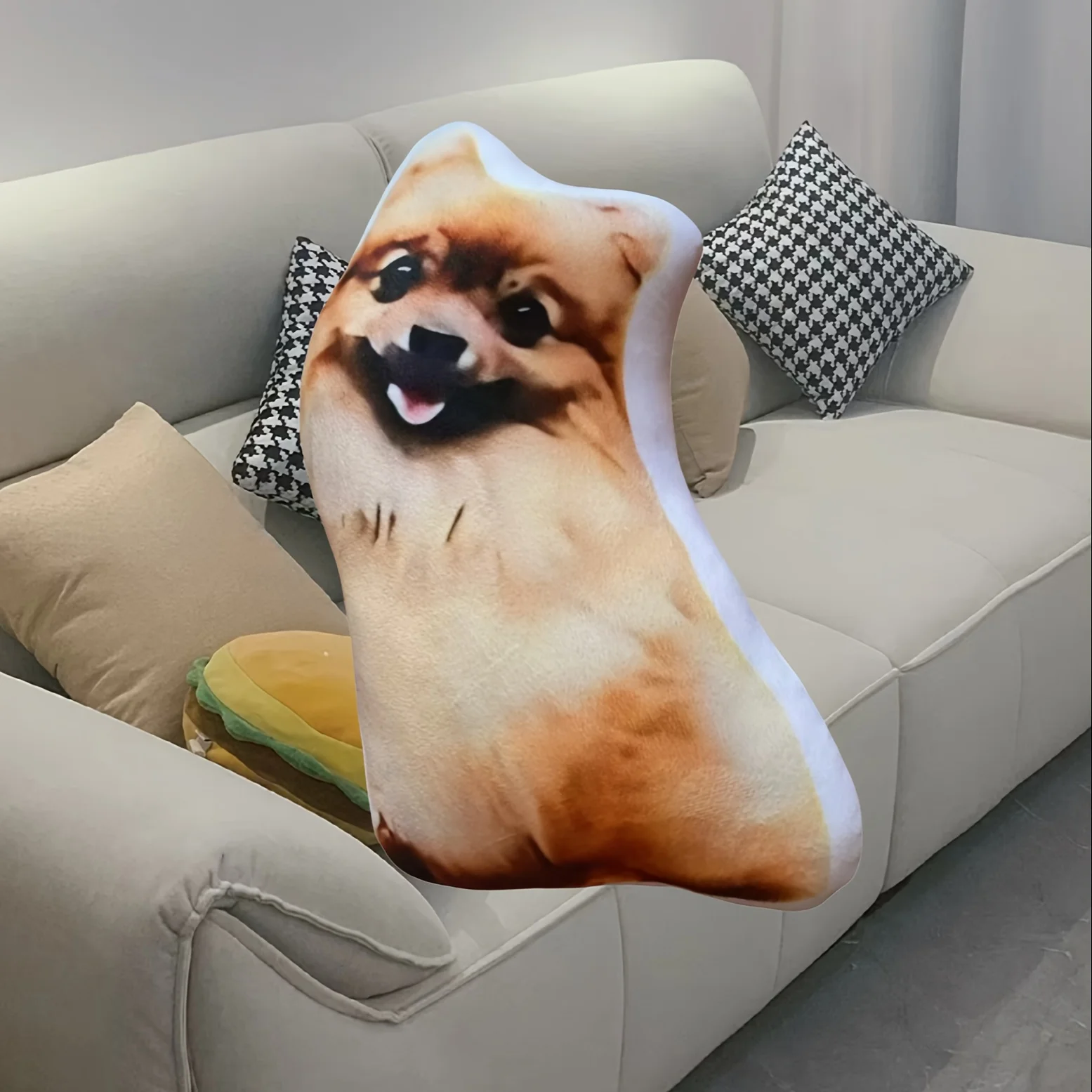 [Custom Photo] Customize Your Pet's Exclusive Pillow Cushion. Personalized Pet Pillow Cushion Toy, Soft PP. Custom Pet Dog/cat