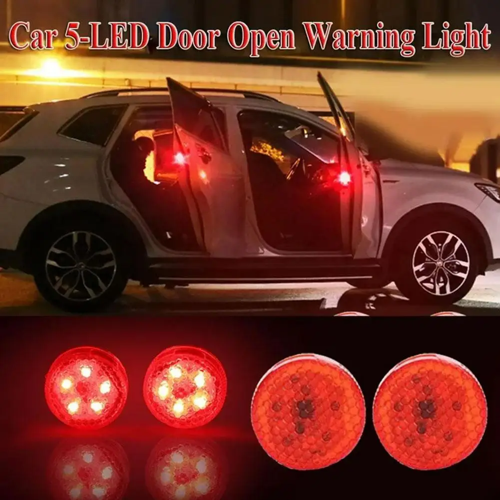 

Универсальный светодиодный датчик безопасности открывания дверей автомобиля, датчик предотвращения столкновений, мигающие огни, сигнализация, стробоскопы, парковочные магнитные La D1H7