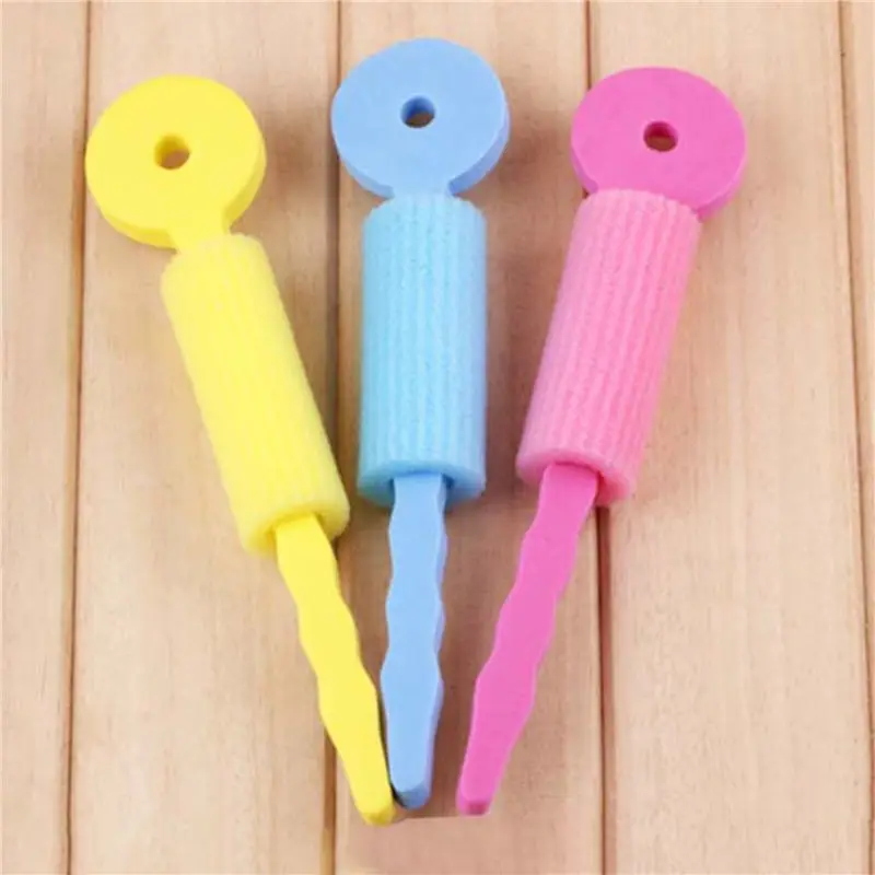 A23F-60 PCS Hair Care Foam Rollers Magic Sponge Soft Hair Curler Hair Styling Hair Roll Rollers DIY Tools For Women