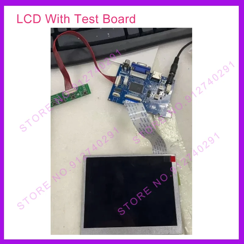 AT056TN53 V.1 Original 5.6 Inch 640*480 LCD Display Screen HDMI VGA Control Driver Board Monitor Panel AT056TN53 V1