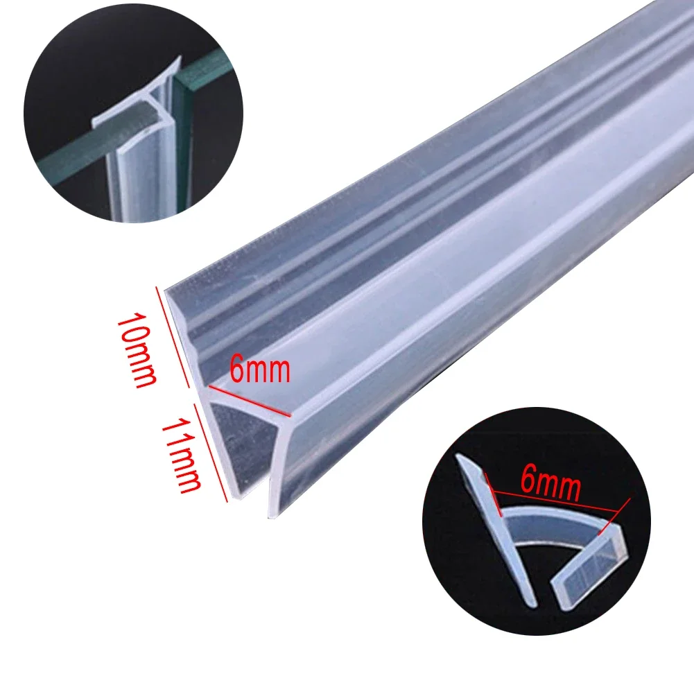 New Reduction Stopper Sealing Strip 2 Meters Anti-aging Performance Seal Gap Sliding Door Transparent Bathroom