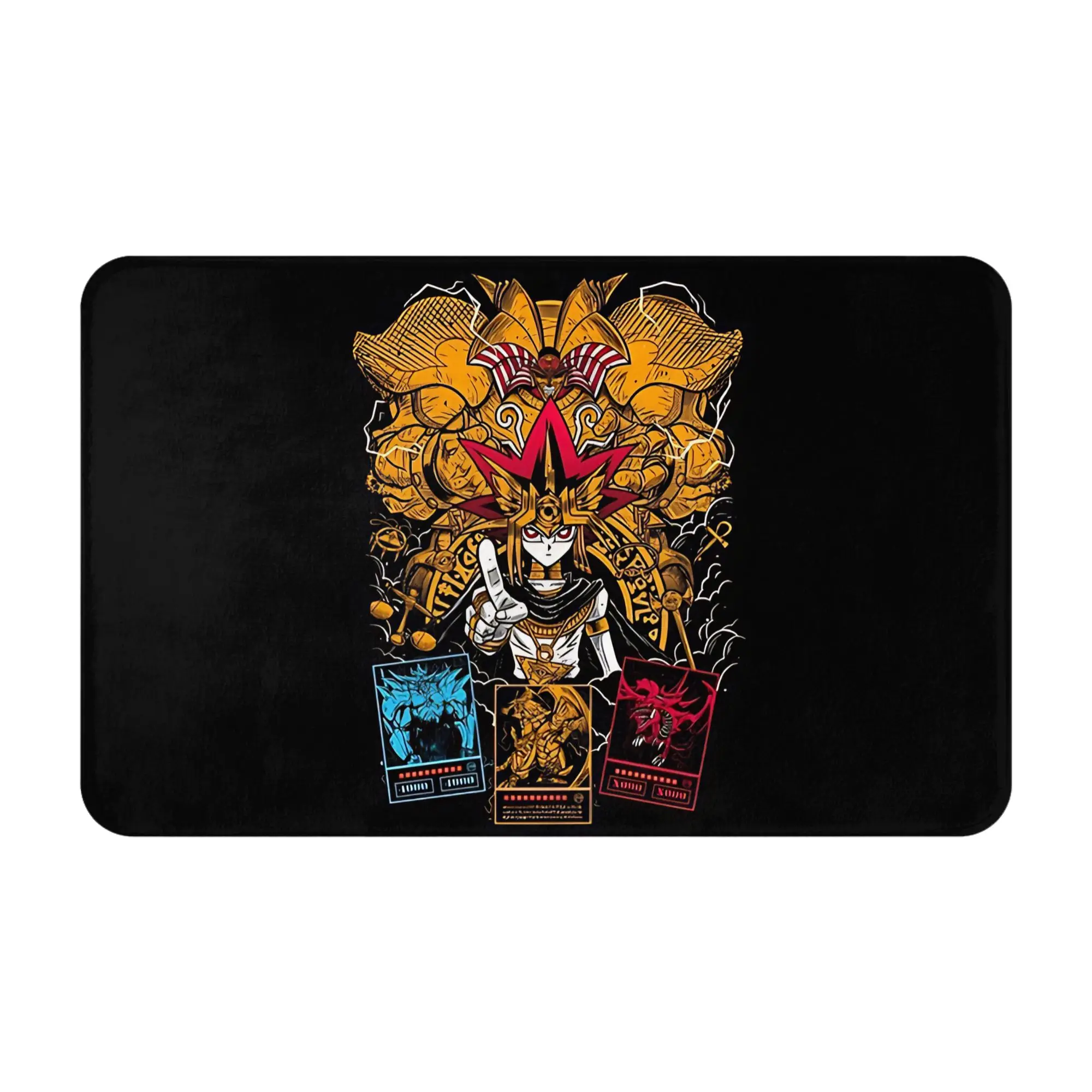 King of games  Decorations Bedroom Mat Yu-Gi-Oh Doormat Kitchen Carpet Balcony Rug Home Decor