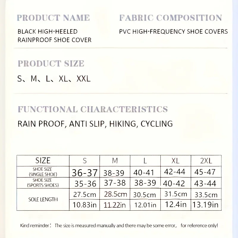مقاوم للماء المضادة للانزلاق أغطية الحذاء جديد متجمد للجنسين عالية أنبوب سميكة وحيد غير نافذ للمطر أغطية الحذاء لوازم في الهواء الطلق أغطية أحذية بلاستيك