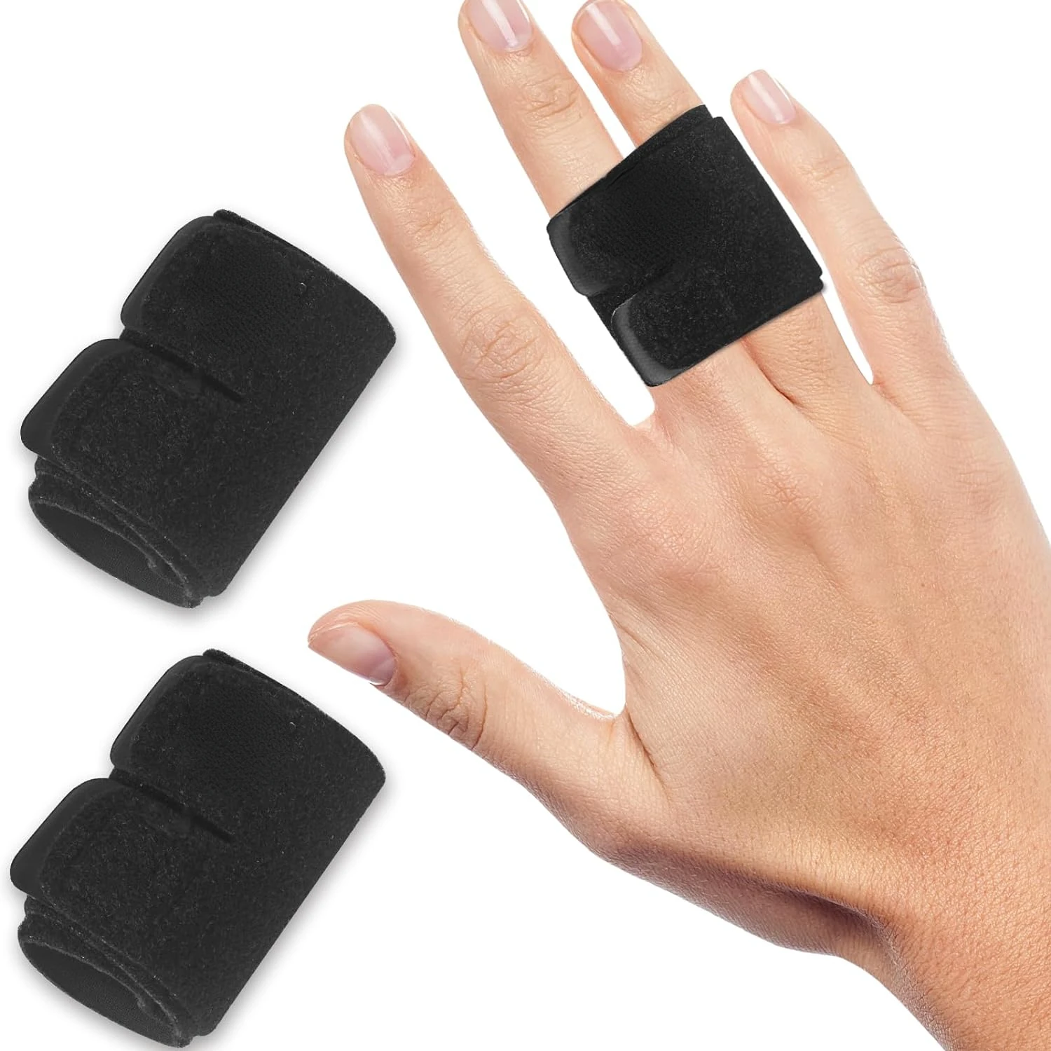 High-Quality Premium 2-Pack Medium Compression Finger Sleeves for Ultimate Comfort in Basketball, BJJ, MMA, Volleyball, and Badm