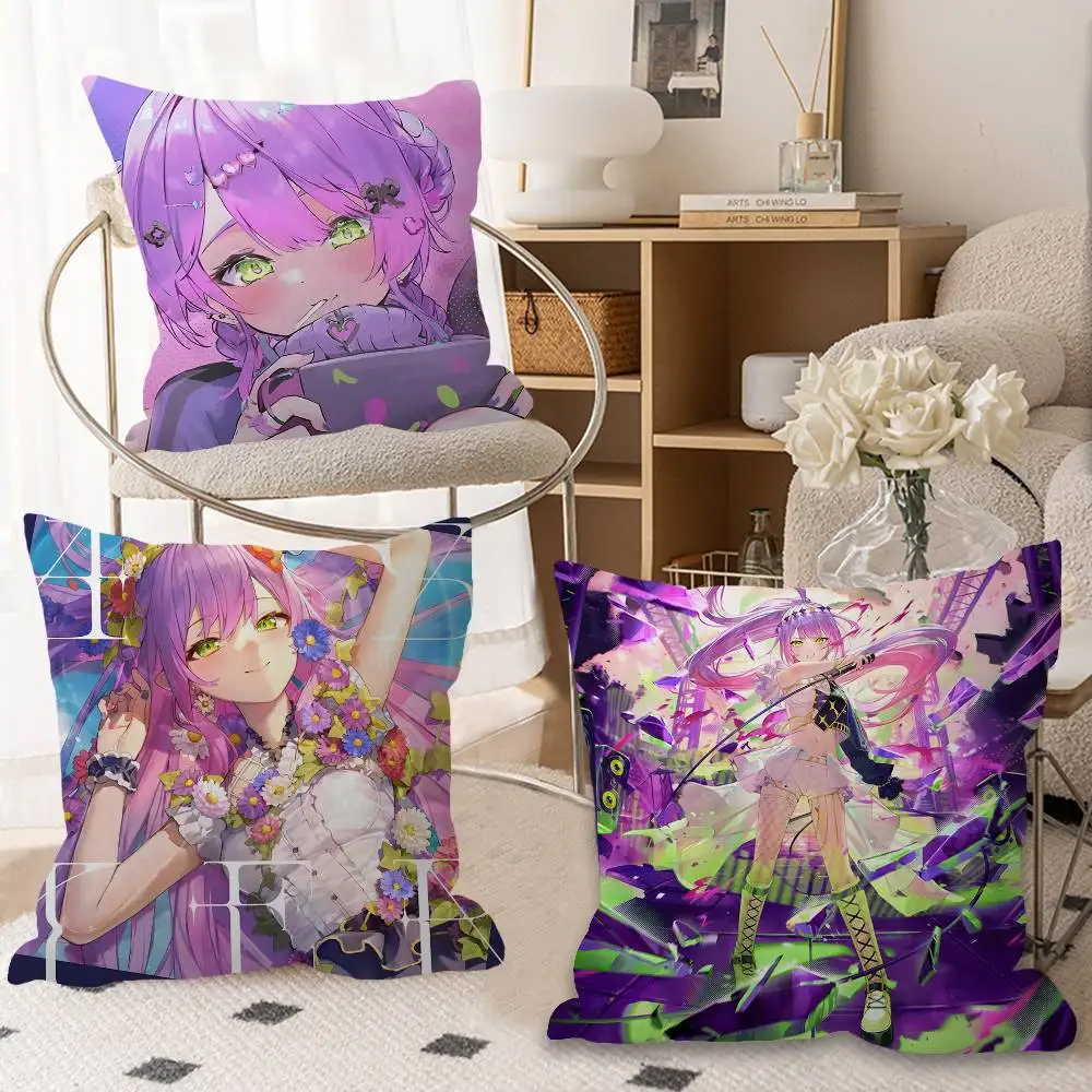 Tokoyami Towa Hololive Cushion Cover Pillow Cover Decor Pillowcase Printed Cushion Case for Couch