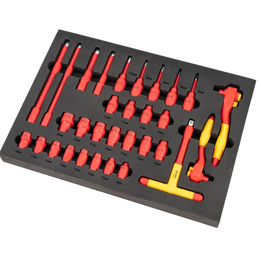 SY-09928 68 Pcs tool kit New energy car workshop mechanic repair tools set