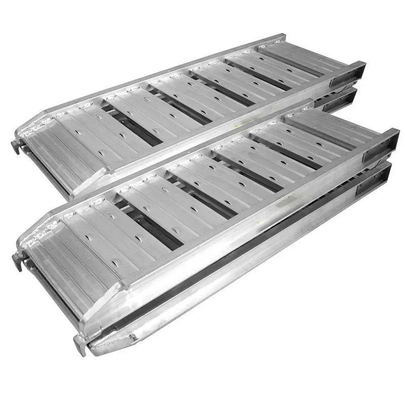 Heavy Duty Anti Slip Aluminum Alloy Folding Ramp for Motorcycle ATV Scooter Loading Portable Ramp